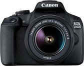 Bol.com Canon EOS 2000D + 18-55mm III - Zwart aanbieding