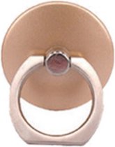 telefoonbutton 4 cm polypropyleen goud