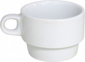 koffiekop Norway 210 ml 11 x 8,5 x 6 cm porselein wit