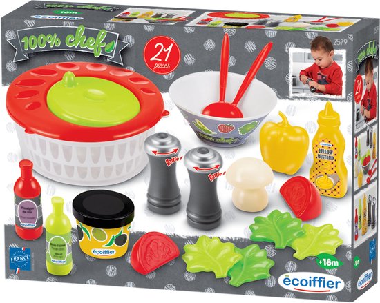 Ecoiffier 100% Chef Salade Set van Ecoiffier — afbeelding 5