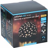 decoratielamp 12 x 14 cm keramiek led wit 3-delig