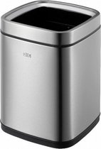 afvalbak Laguna 9 liter RVS matzilver
