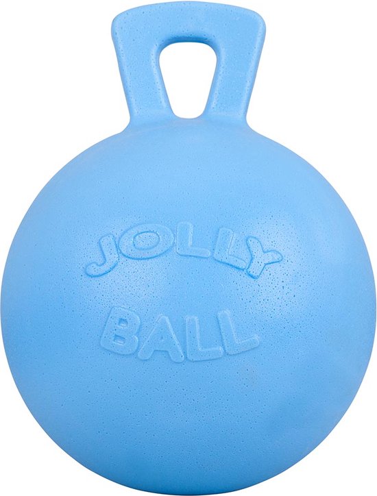 Jolly Pets Jolly Ball - Ø 25 cm – Paarden speelbal met bosbessengeur – Ter vermaak in de stal en in het weiland - Bijtbestendig - Licht blauw