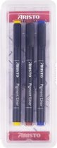 pigmentliner Geo College RVS zwart 3 stuks