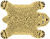placemat Yellow Cheetah 50 x 40 cm geel/zwart