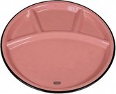 eetbord Fondue 24 cm keramiek roze