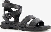 Harper leren dames sandalen - Zwart - Maat 38