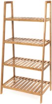opbergrek 60 x 35,5 x 120,5 cm bamboe bruin