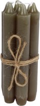 tafelkaars Ambiance 2x2x17cm groen 7 stuks