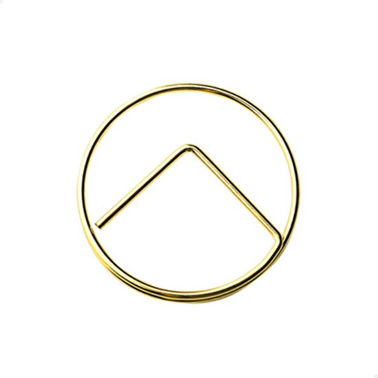 Foto: Paperclips rond 25 mm goud 50 stuks