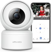 Full HD Jekkie babyfoon met camera en app - Babyphone - Premium baby monitor - Camera beveiliging - Beveiligingscamera voor binnen - Geluid en bewegingsdetectie - Wifi - Draadloos