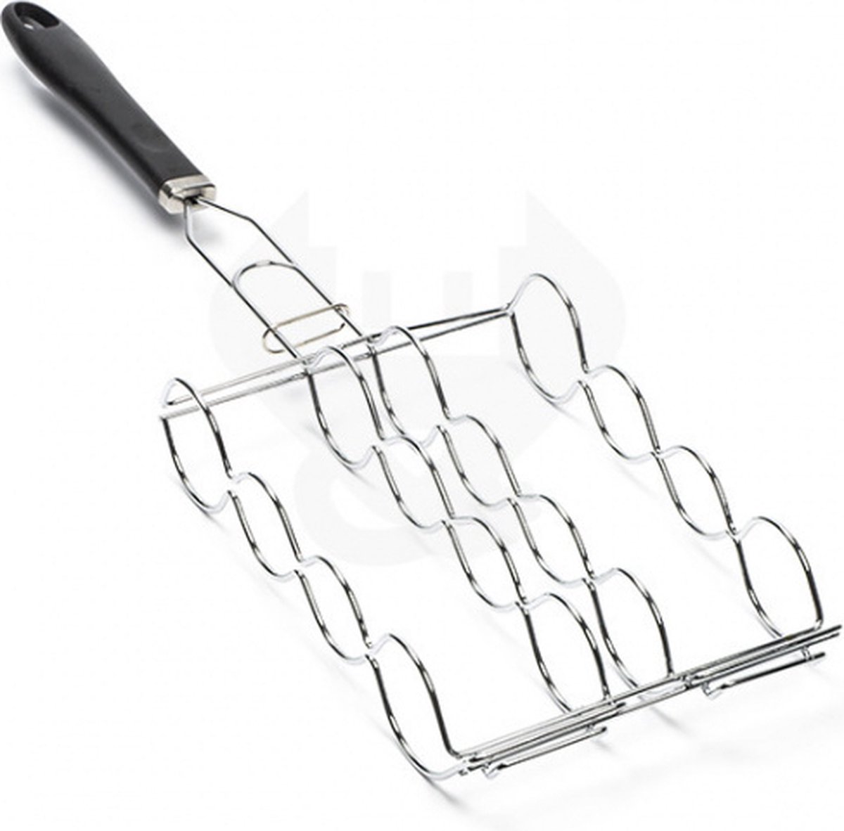maisklem zilver staal barbecue 54 x 18,5 cm