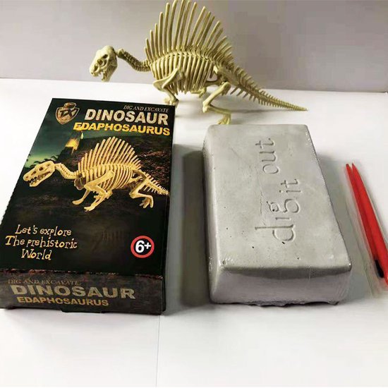 Kinderen Die, Het Opgraven De Simulatie Van Dinosaurusfossielen Ongeveer Leren 131971130