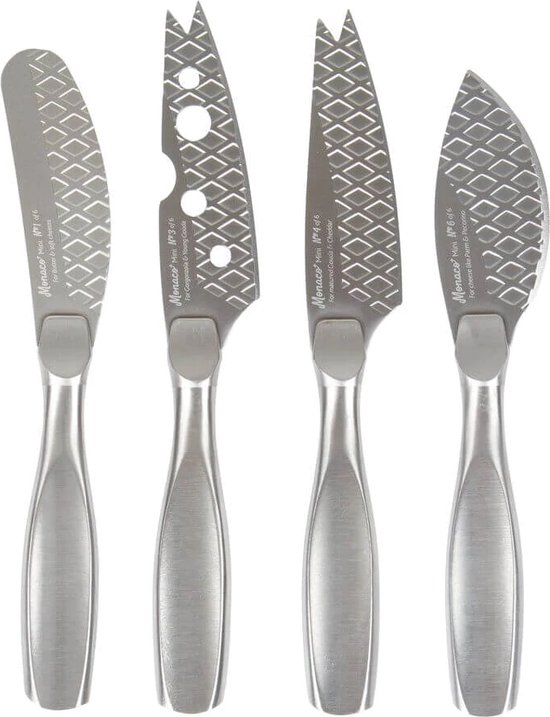 Boska Mini Monaco + - Set de couteaux à fromage - pour tous les fromages - 4 pièces