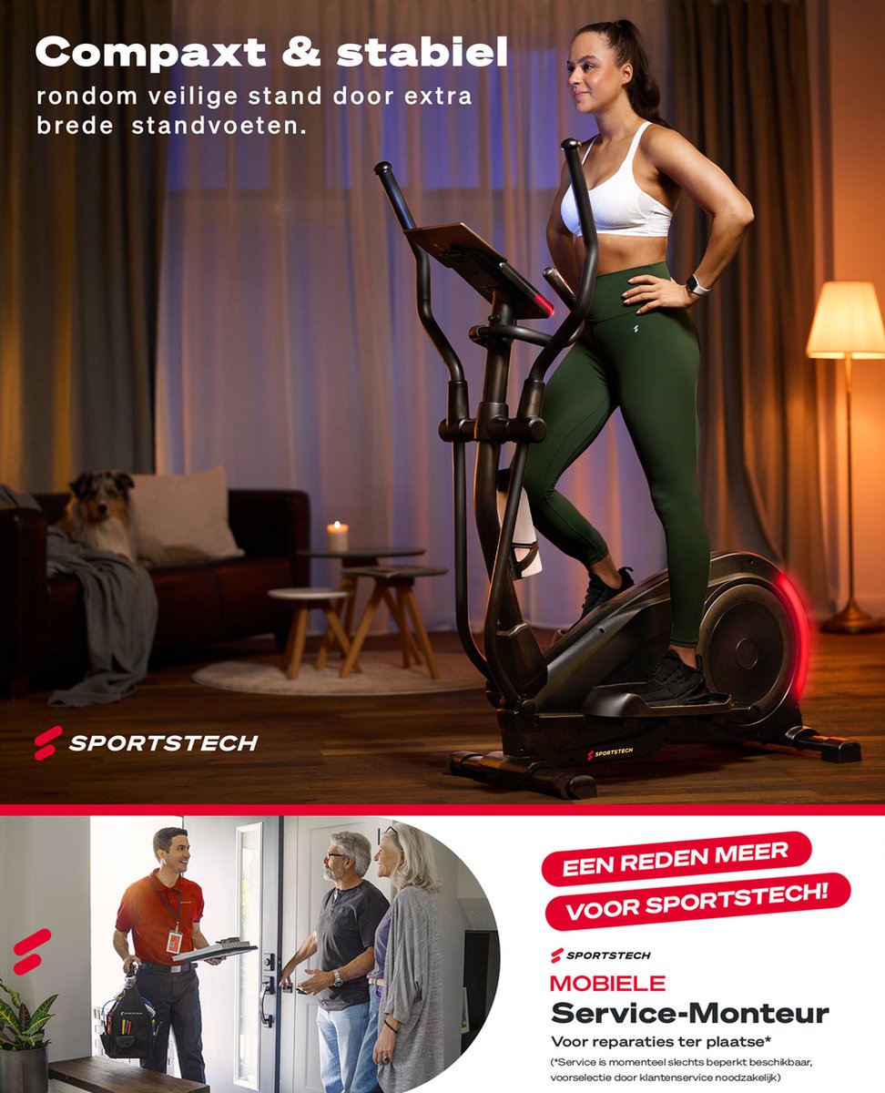 CX700 | nieuw sur le marché | système led Sportstech elliptique  professionnel pour la... | bol.com