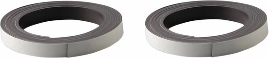 Magneetstrip voor douche met 135° hoek zwart voor 8mm