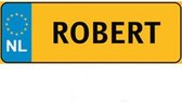 Nummer Bord Naam Plaatje - ROBERT - Cadeau Tip
