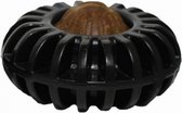 voerspeeltje Wheeler 8 cm rubber zwart 2-delig