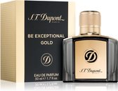 S. T. Dupont Be Exceptional Gold - 50 ml - eau de parfum spray - herenparfum