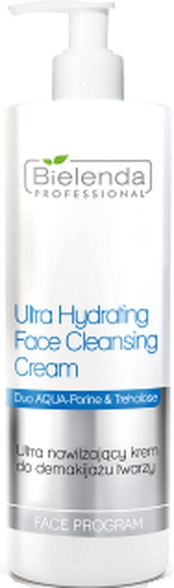Bielenda Professional - Face Program Ultra Hydrating Face Cleansing Cream Ultra Moisturizing Face Makeup Remover 500Ml