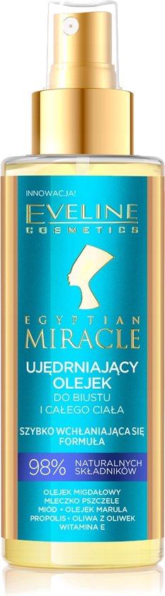 Eveline Cosmetics Egyptian Miracle Intensément Raffermissant Buste & Body  Oil 150ml. | bol