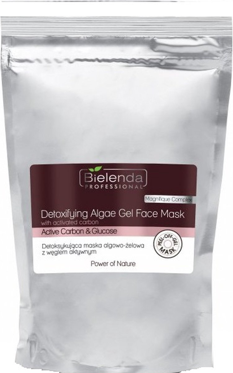 Bielenda Professional - Power Of Nature Detoxitying Algae Gel Face Mask detoksykująca maska algowo-żelowa z węglem aktywnym 190g