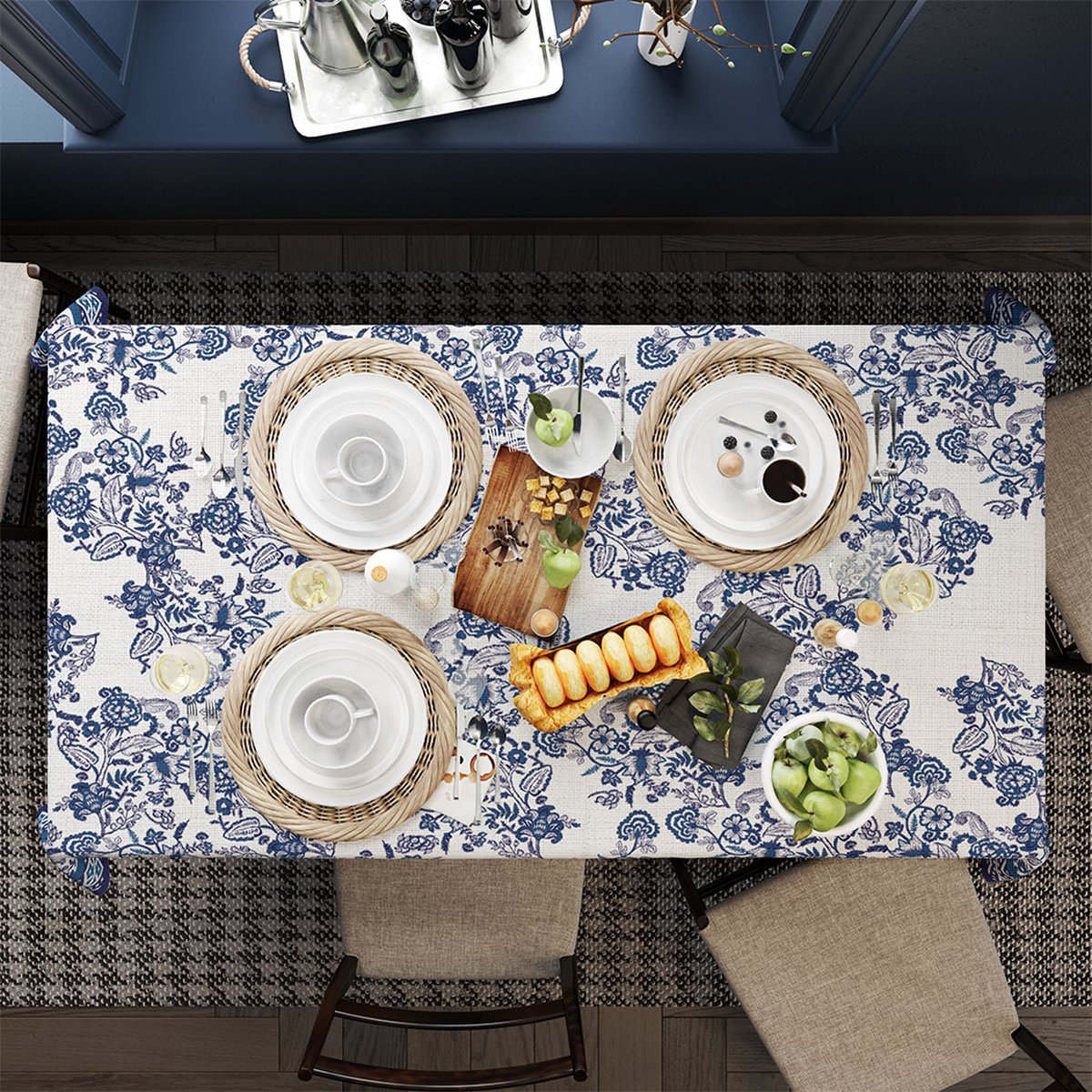 tafelkleed - Greece - tafelkleed buiten - tafellaken - table cloth 160 x 220 cm - dream decorations