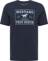 Mustang T-shirt donkerblauw - maat 3XL