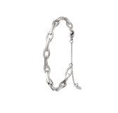 chain armband zilver (stainless steel)