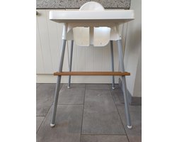 Voetensteun voor IKEA ANTILOP kinderstoel - 100% hergebruikt eikenhout