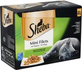 Sheba Multipack Mini Filets Chef Sachet - Nourriture pour Nourriture pour chat - 1 x 12x85 g