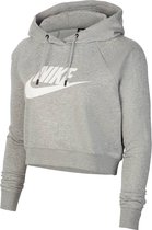 Nike Sportswear Essentialential Fleece Gx Crop Hdy Dames Trui - Maat S