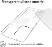 iMoshion Hoesje Geschikt voor Samsung Galaxy A53 Hoesje Siliconen - iMoshion Design hoesje - Wit / Dandelion
