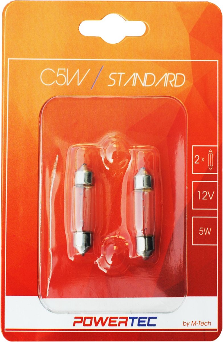 Powertec Standard C5W 36mm SV8,5-8 12V Blister