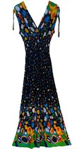 Dames Maxi Jurk - Zwart - Maat XL/XXL (159)