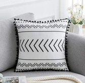 Cushion cover | Decorative Pillowcase | Decorative pillows | 42x42 | Bohemian Style Geometric 'Mudcloth' Bogolan Inspired Print Home Decor Throw Pillow Cotton Ethnic Cushion Cover