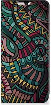 Telefoontasje Geschikt voor Samsung Galaxy A33 5G Smart Cover Aztec