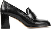 Mace Instapper Dames - Instapschoenen / Damesschoenen - Leer   - M1123 - Zwart - Maat 40