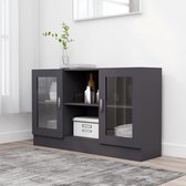 Dressoir 120x30,5x70 cm spaanplaat grijs