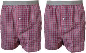 Embrator mannen Boxershorts 2-stuks geruit maat 3XL