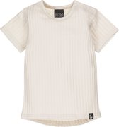 Groovy rib latte t-shirt (rounded back) /