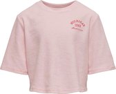 Only t-shirt meisjes - roze - KOGtara - maat 110/116