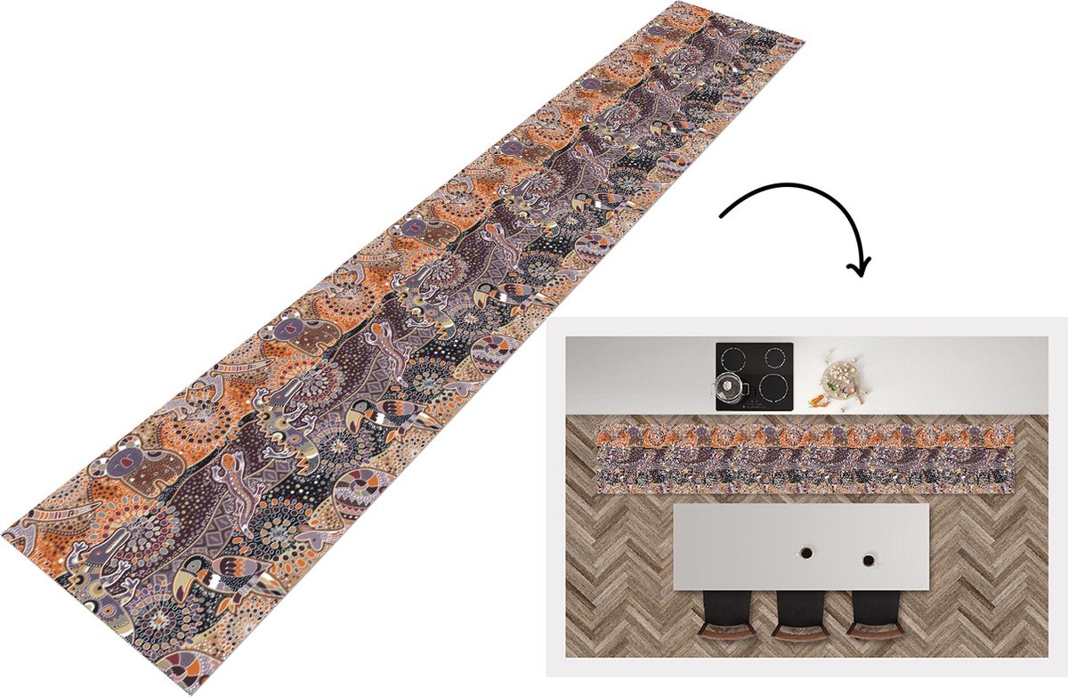 KitchenYeah Keukenloper - Keukenmat - Patronen - Koala - Dieren - Australië - Keuken vloerkleed Multicolor