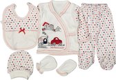 5-delige newborn baby kledingset in leuke cadeaudoos - Kraamcadeau - Babyshower - Babykleertjes - Geschenkset