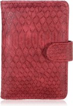 Paspoort hoesje croco - Rood