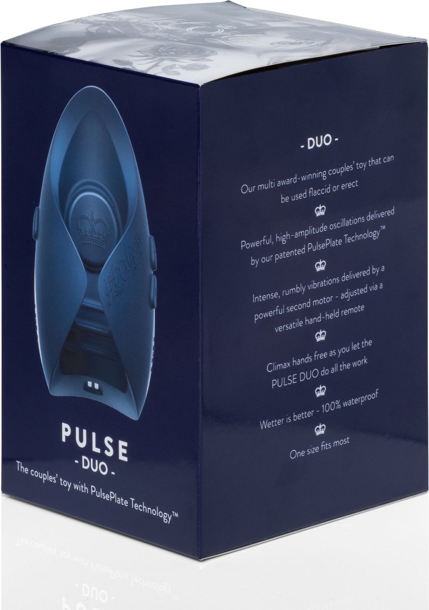 Hot Octopuss Pulse Duo Masturbator - 10,5 cm - Zwart