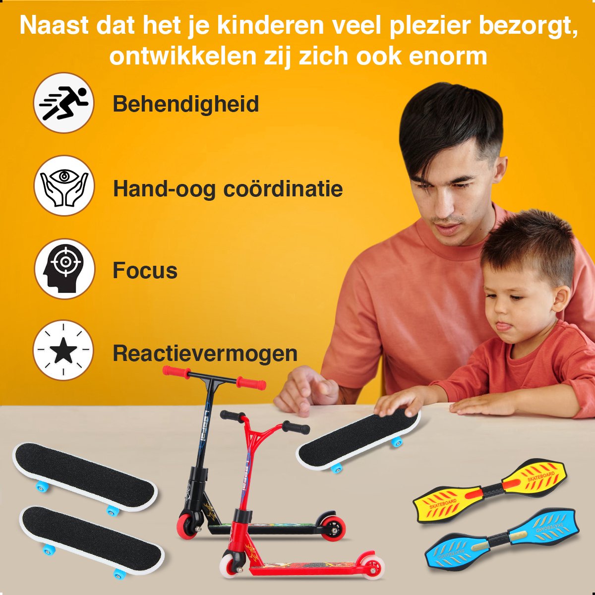 LAPCRASH Fingerboard 15 stuks Fingerboard Skatepark Vinger