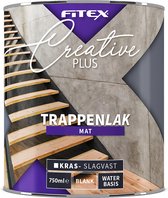 Fitex Creative+ Trappenlak Mat Transparant - Lakverf - Transparant - Binnen - Water basis - Mat