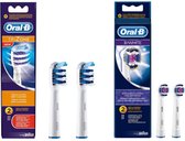 ORAL-B - Opzetborstels - TRIZONE + 3D WHITE - Elektrische tandenborstel borsteltjes - Voor een stralend gebit - COMBIDEAL