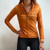 Bellas on Bikes Winterjersey voor Dames - Golden Hour L
